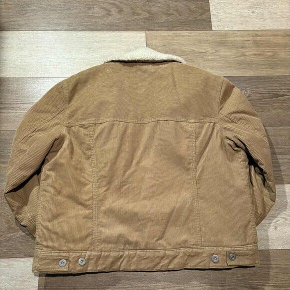 H&M tan corduroy jacket (size: M) - Picture 2 of 5